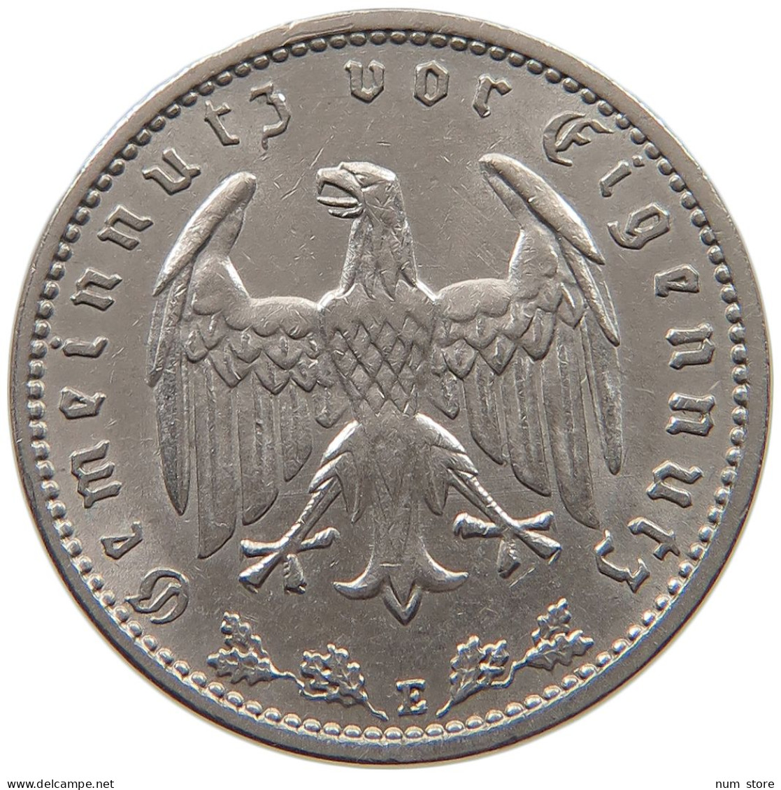 DRITTES REICH MARK 1934 E J.354 #a046 0161 - 1 Reichsmark