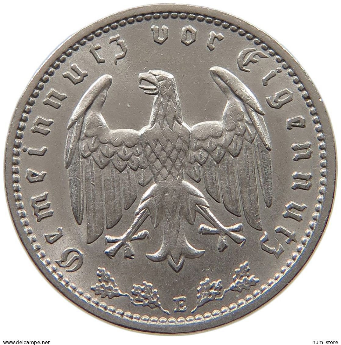 DRITTES REICH MARK 1934 E J.354 #a046 0139 - 1 Reichsmark