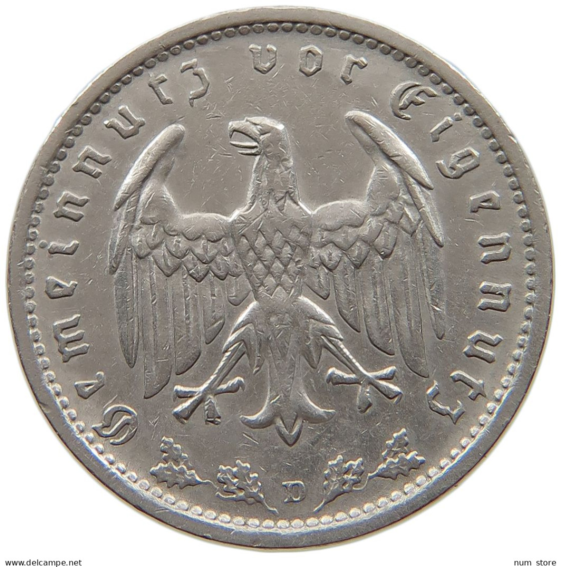 DRITTES REICH MARK 1934 D J.354 #a017 0037 - 1 Reichsmark