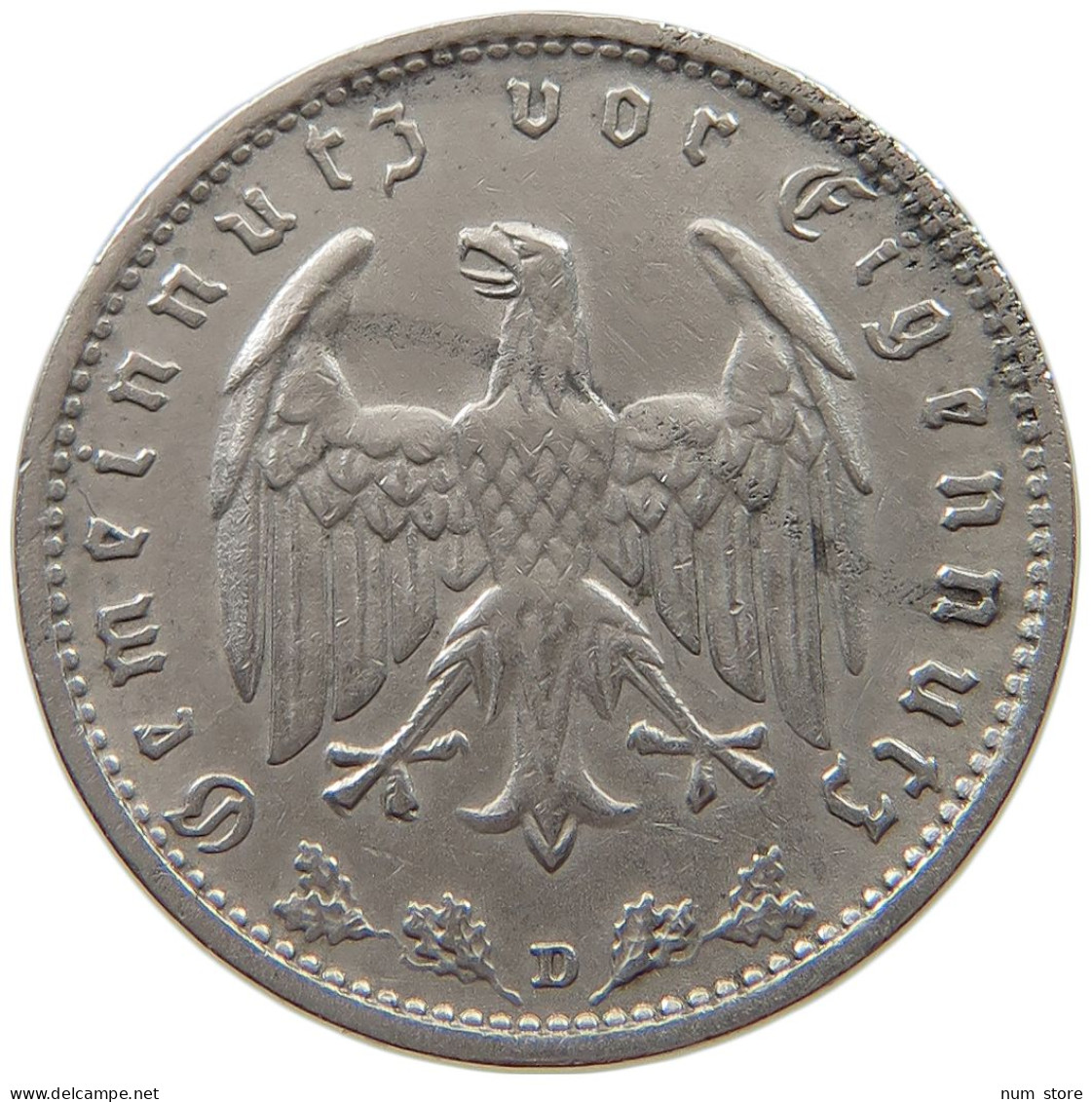 DRITTES REICH MARK 1934 D J.354 #a015 0835 - 1 Reichsmark