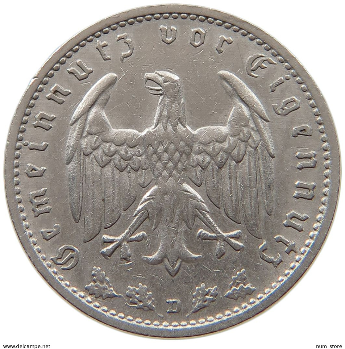 DRITTES REICH MARK 1934 D J.354 #a017 0035 - 1 Reichsmark