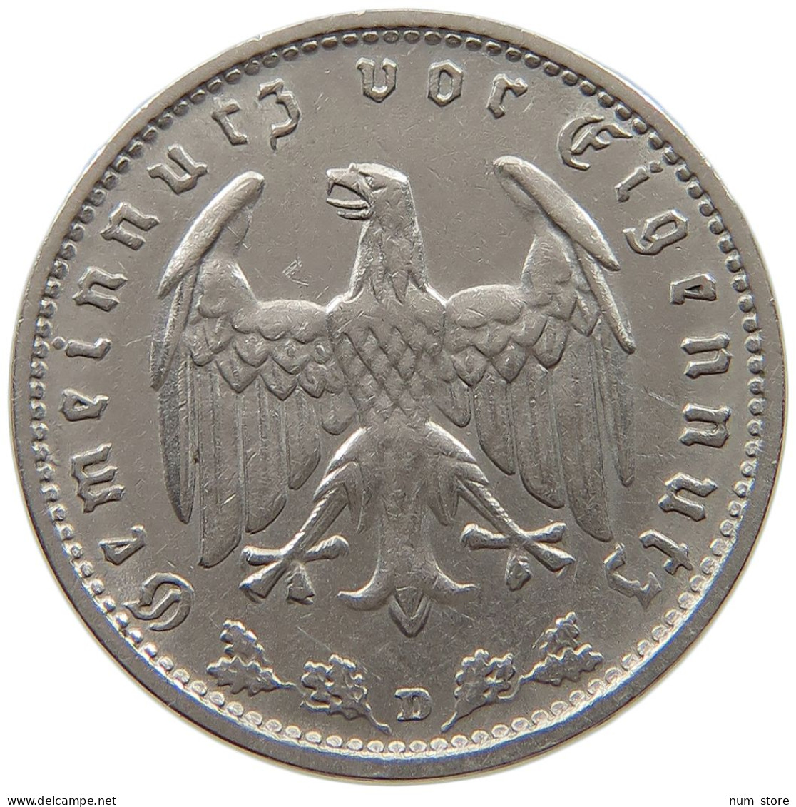 DRITTES REICH MARK 1934 D J.354 #a015 0821 - 1 Reichsmark