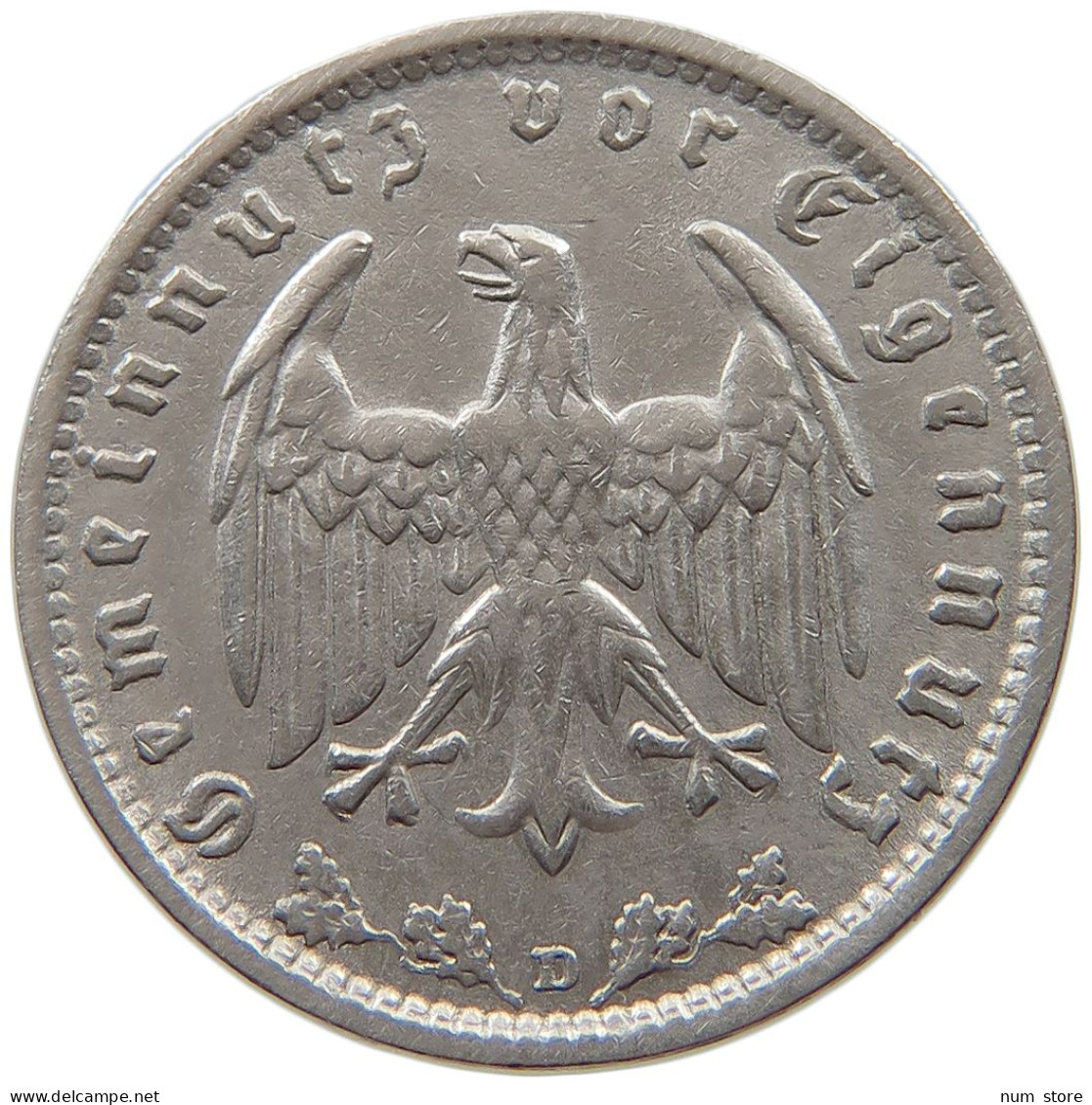 DRITTES REICH MARK 1934 D J.354 #a015 0805 - 1 Reichsmark