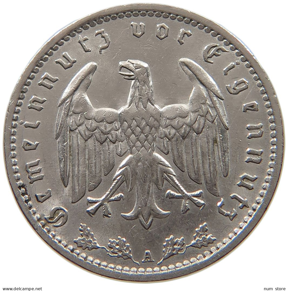 DRITTES REICH MARK 1934 A J.354 #a046 0141 - 1 Reichsmark