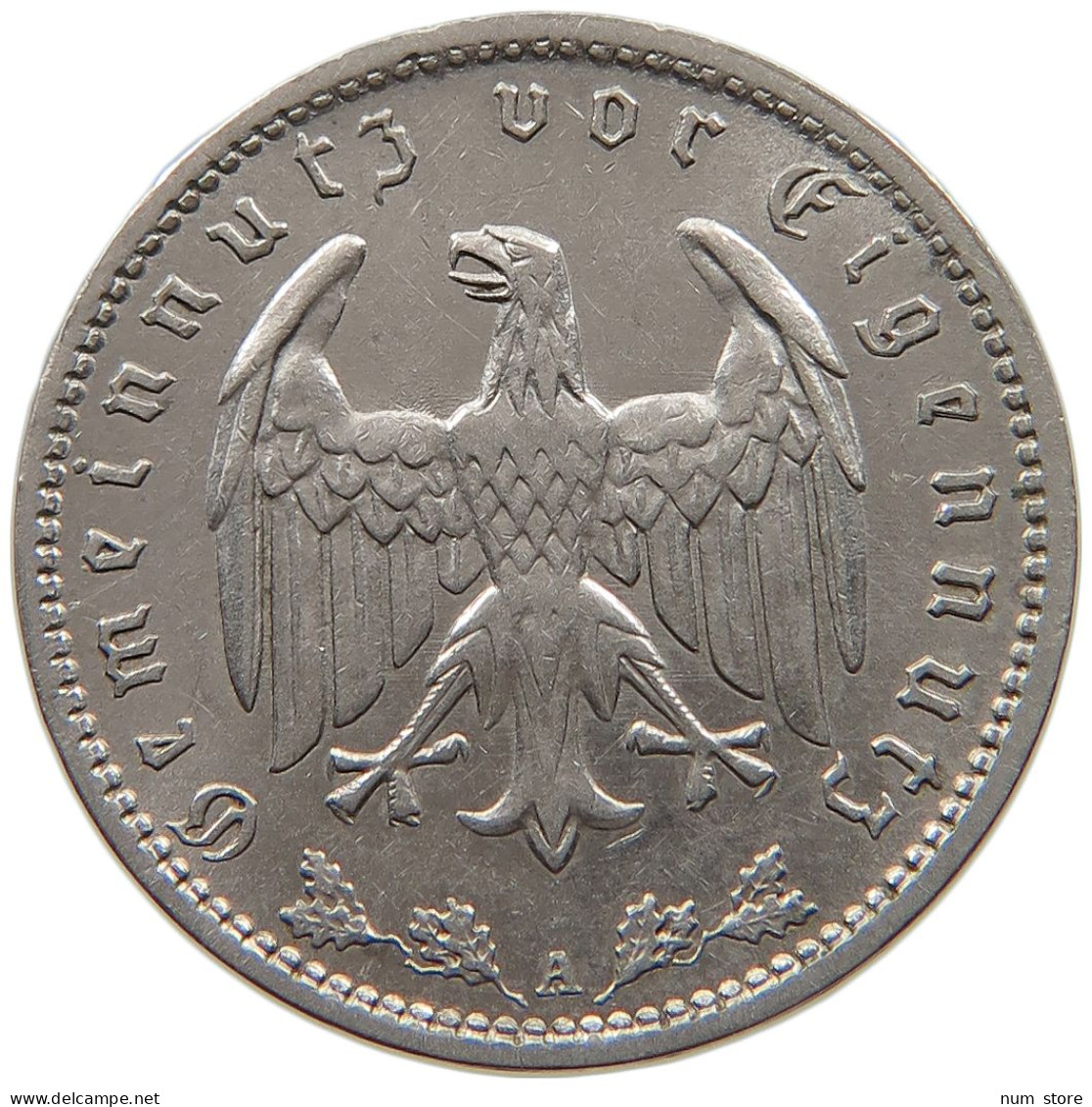 DRITTES REICH MARK 1934 A J.354 #a034 0407 - 1 Reichsmark