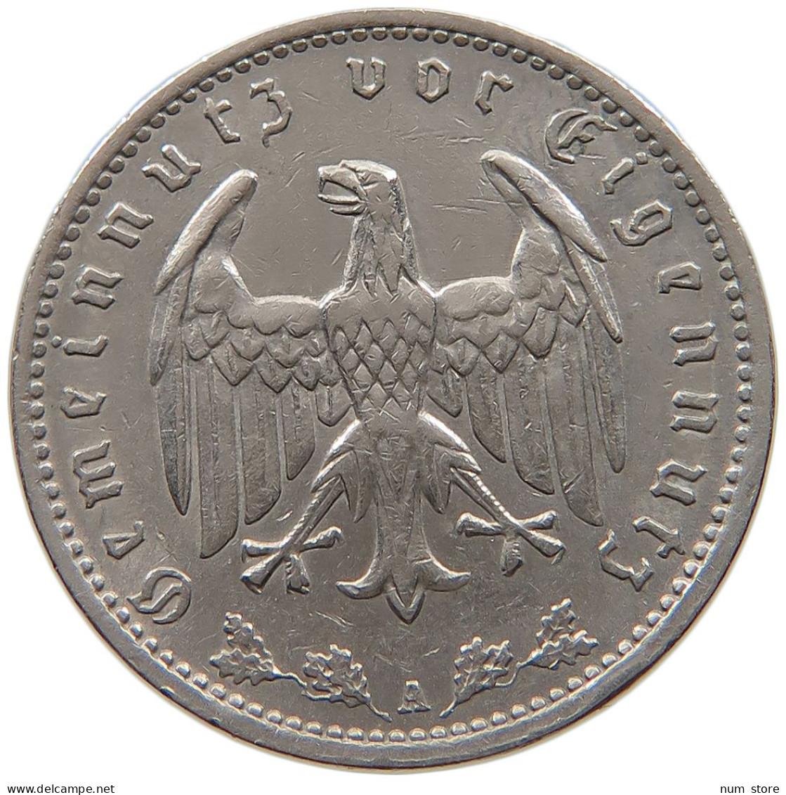 DRITTES REICH MARK 1934 A J.354 #a034 0403 - 1 Reichsmark