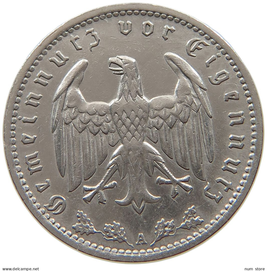 DRITTES REICH MARK 1934 A J.354 #a017 0073 - 1 Reichsmark