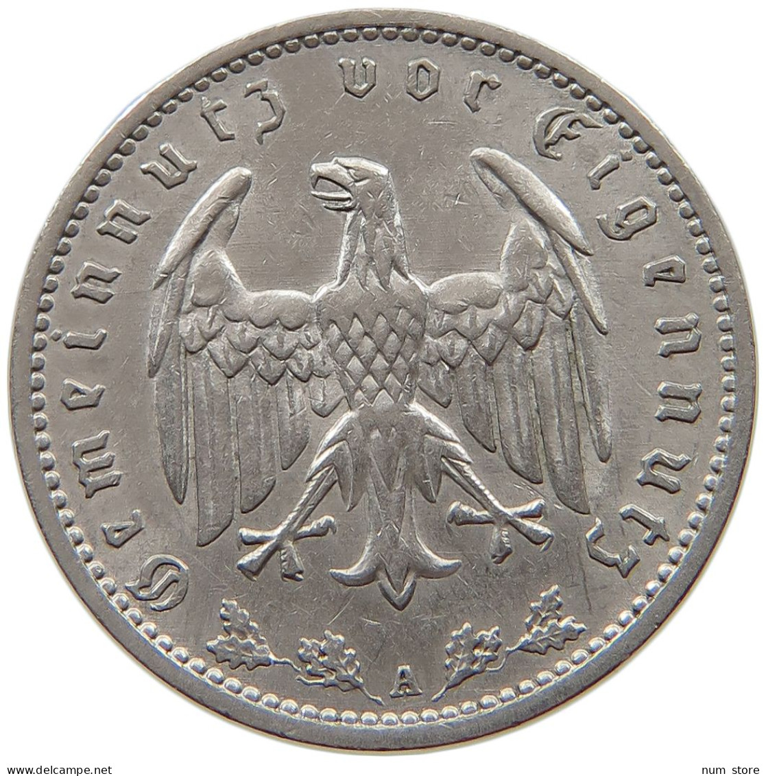 DRITTES REICH MARK 1934 A J.354 #a017 0055 - 1 Reichsmark