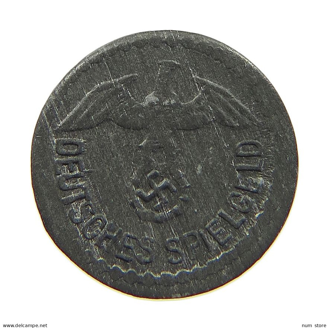 DRITTES REICH JETON  SPIEL MARKE 50 PFENNIG #a006 0935 - Autres & Non Classés