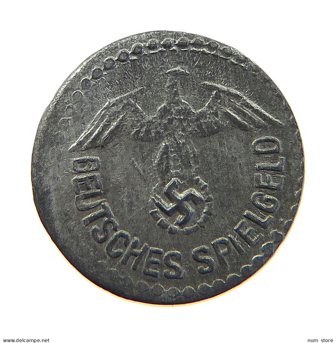 DRITTES REICH JETON  SPIEL MARKE 10 PFENNIG #a006 0891 - Autres & Non Classés