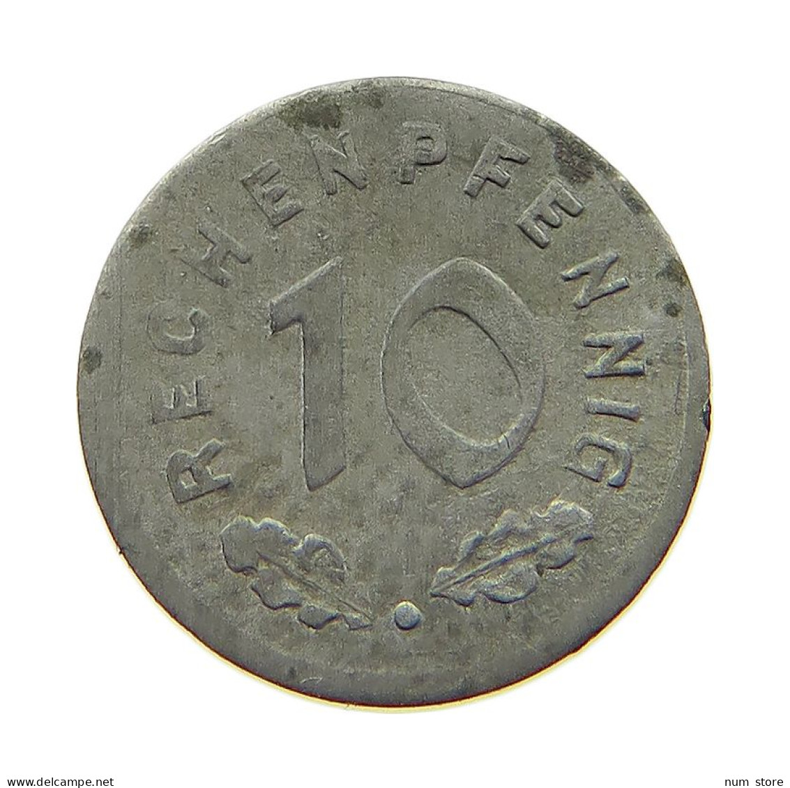 DRITTES REICH JETON  SPIEL MARKE 10 PFENNIG #a006 0895 - Other & Unclassified