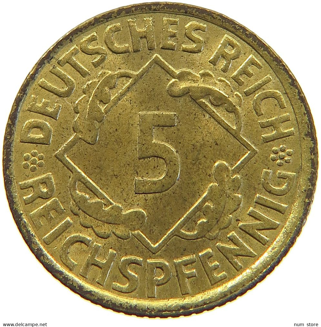 DRITTES REICH 5 PFENNIG 1936 A  #a053 0363 - 5 Reichspfennig