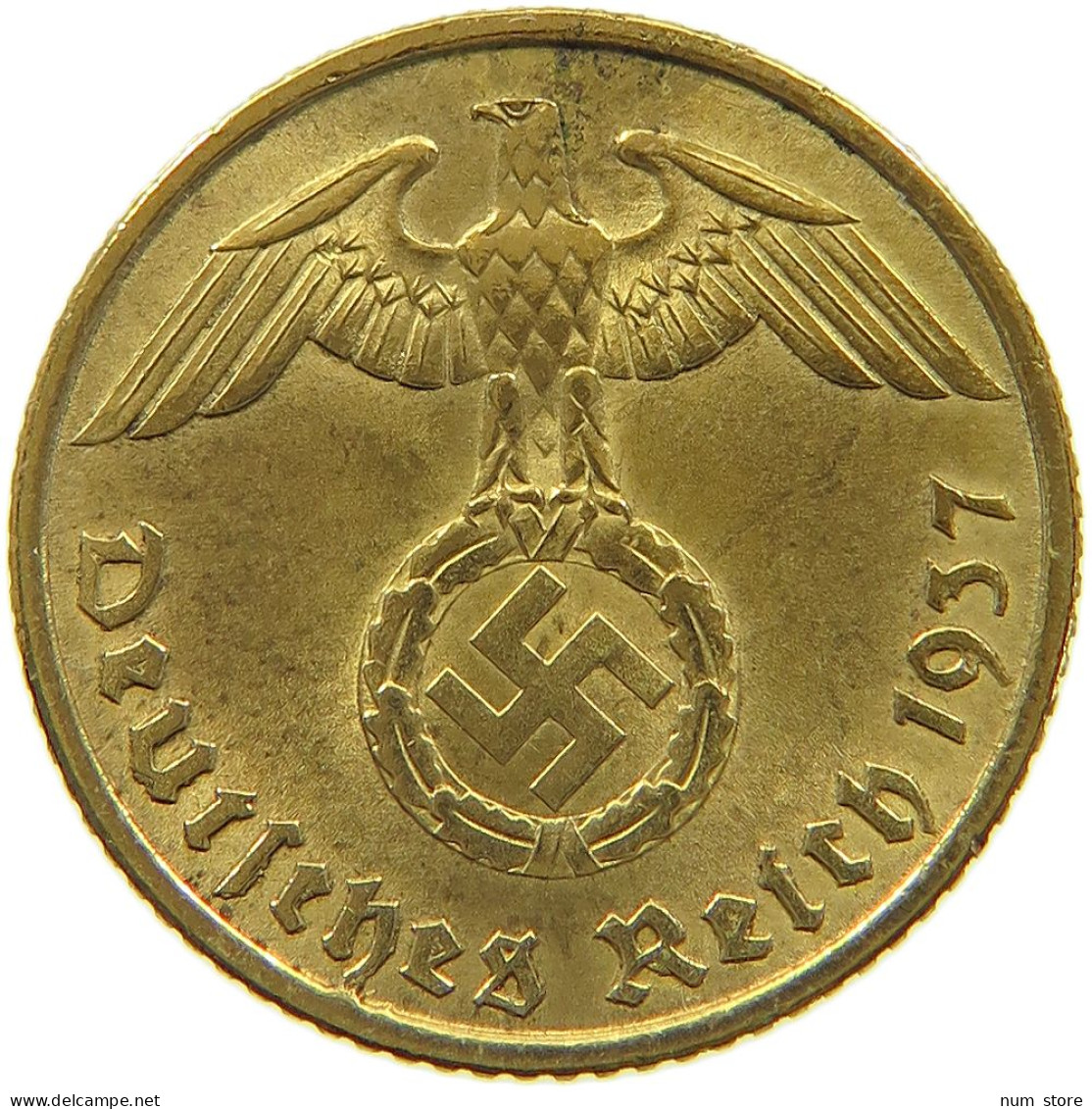 DRITTES REICH 5 PFENNIG 1937 A  #a049 0197 - 5 Reichspfennig