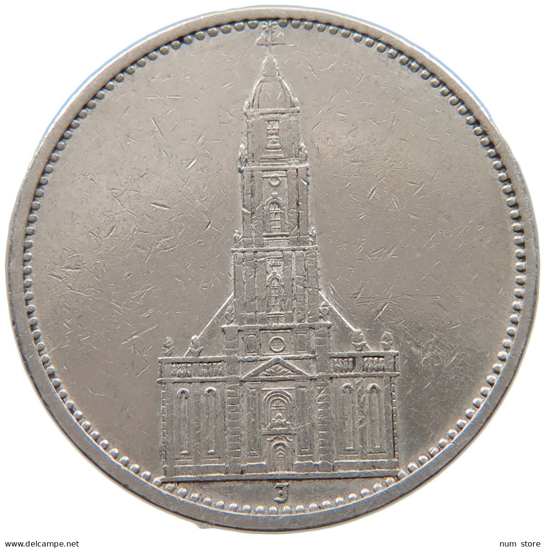 DRITTES REICH 5 MARK 1934 J  #a048 0301 - 5 Reichsmark