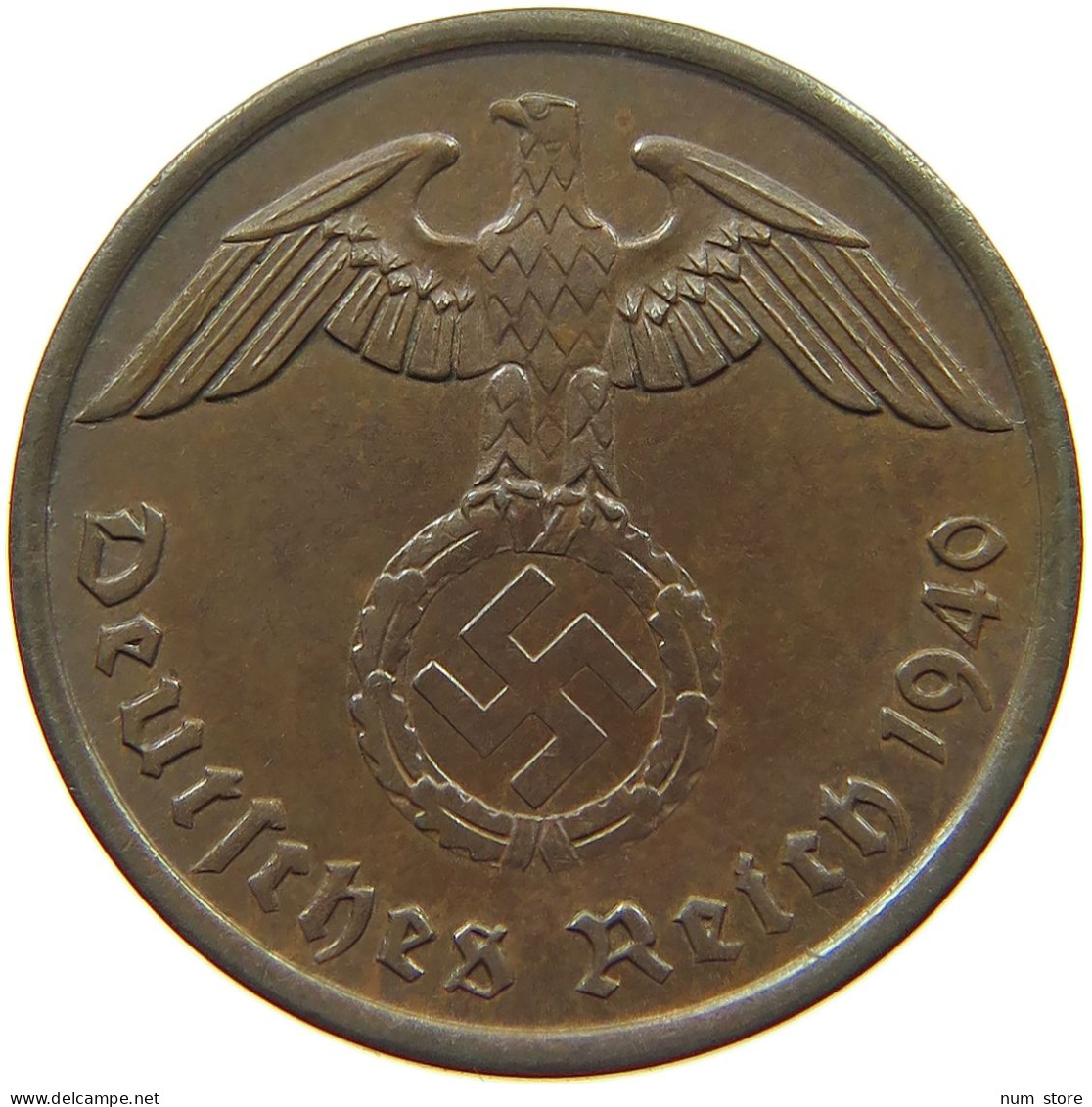 DRITTES REICH 2 PFENNIG 1940 A  #a043 0673 - 2 Reichspfennig