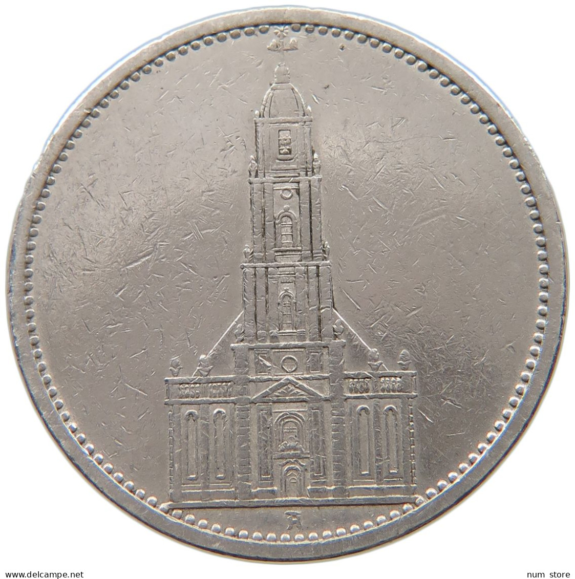 DRITTES REICH 5 MARK 1934 A  #a048 0313 - 5 Reichsmark