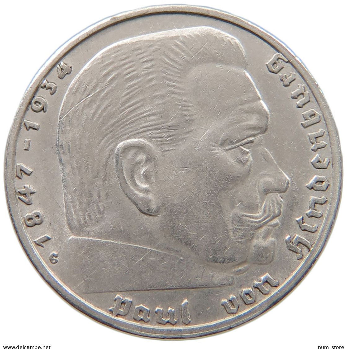 DRITTES REICH 2 MARK 1939 G  #a049 0139 - 2 Reichsmark