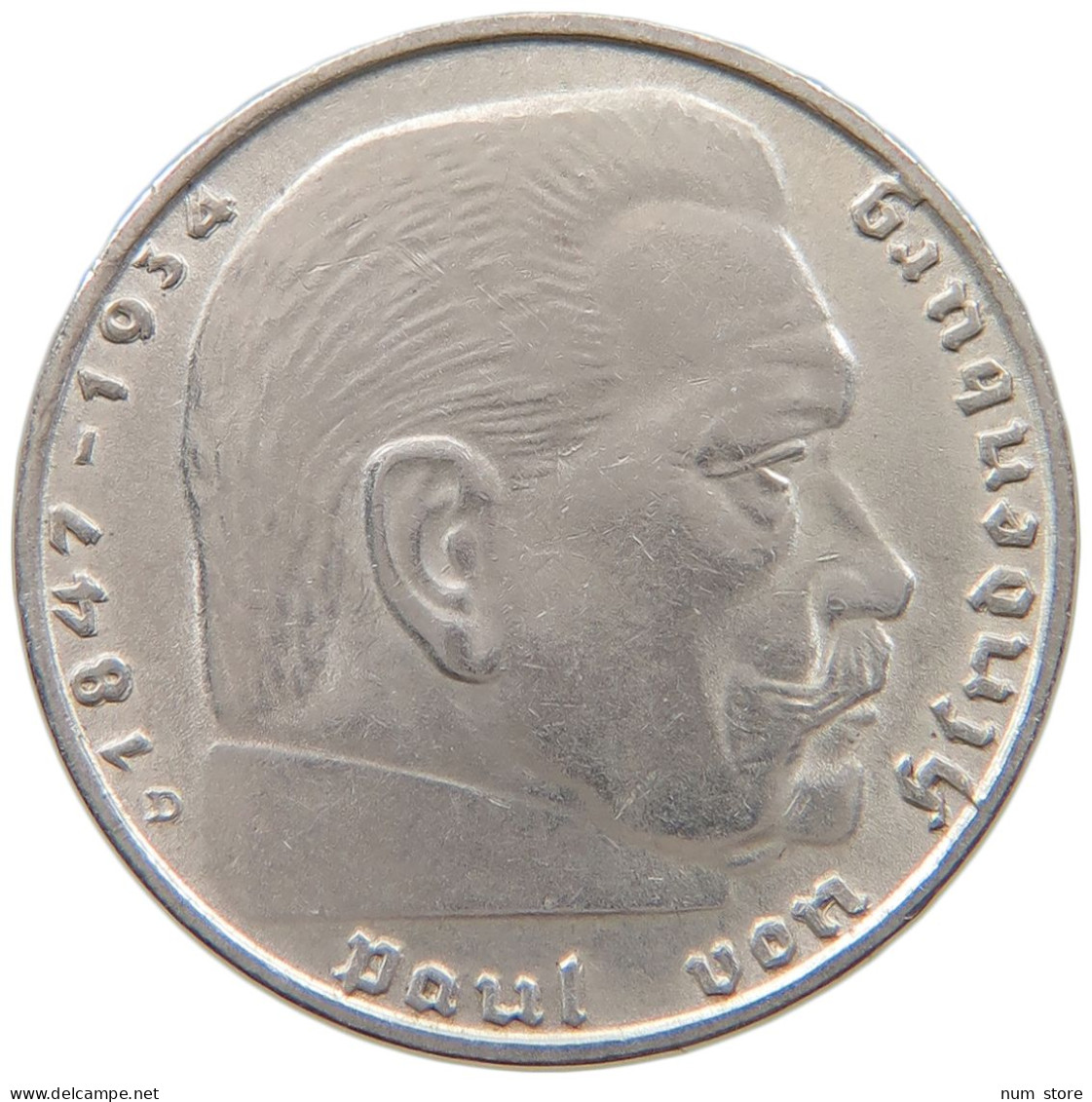 DRITTES REICH 2 MARK 1939 D  #a049 0105 - 2 Reichsmark