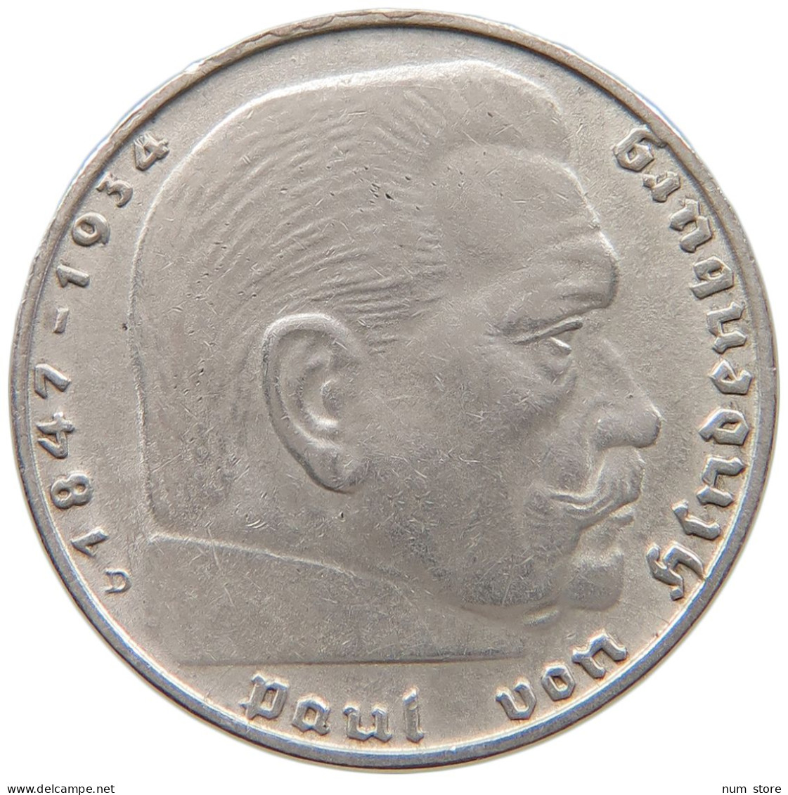 DRITTES REICH 2 MARK 1939 D  #a049 0131 - 2 Reichsmark