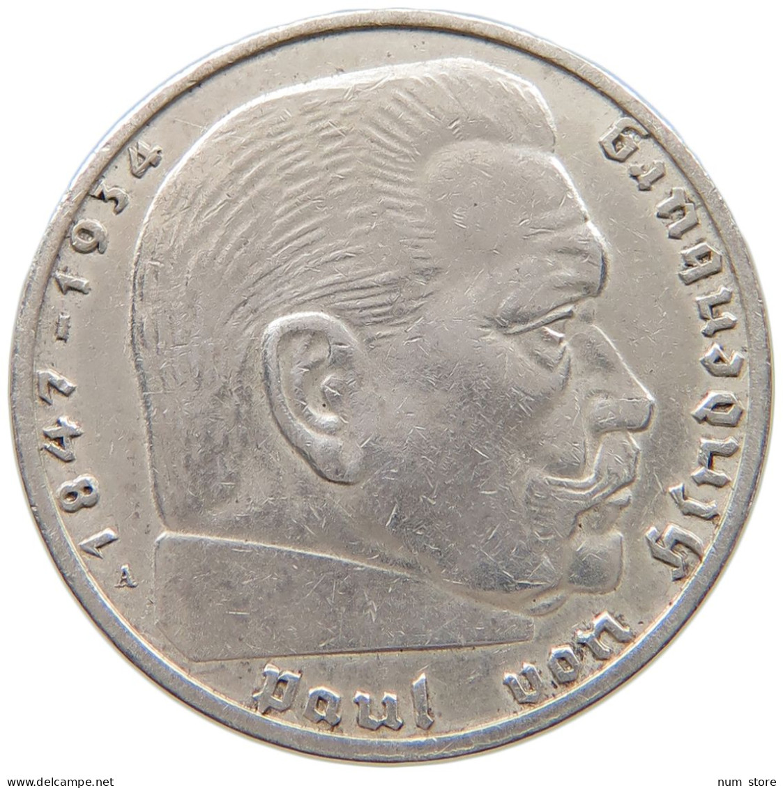 DRITTES REICH 2 MARK 1939 A  #a049 0147 - 2 Reichsmark