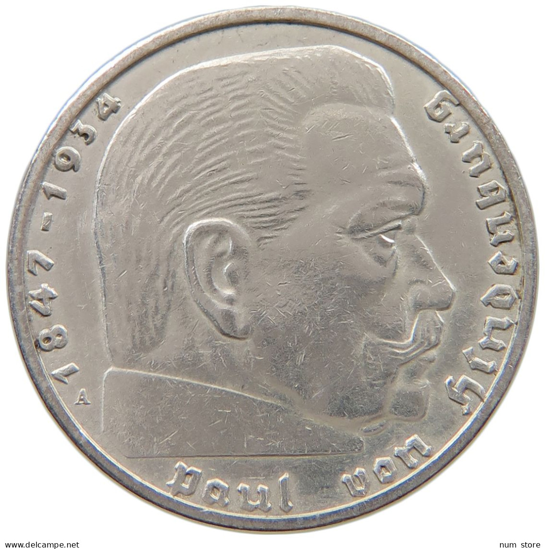 DRITTES REICH 2 MARK 1939 A  #a049 0115 - 2 Reichsmark