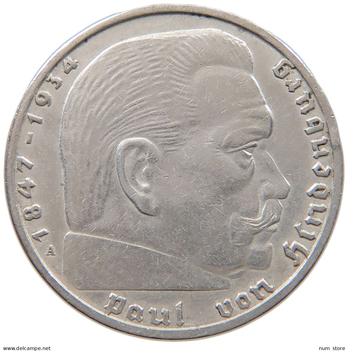 DRITTES REICH 2 MARK 1939 A  #a049 0097 - 2 Reichsmark