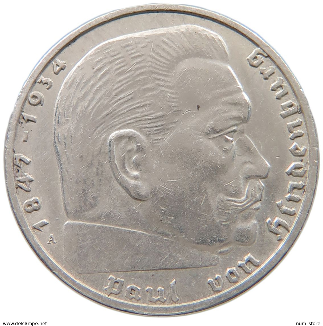 DRITTES REICH 2 MARK 1939 A  #a049 0033 - 2 Reichsmark