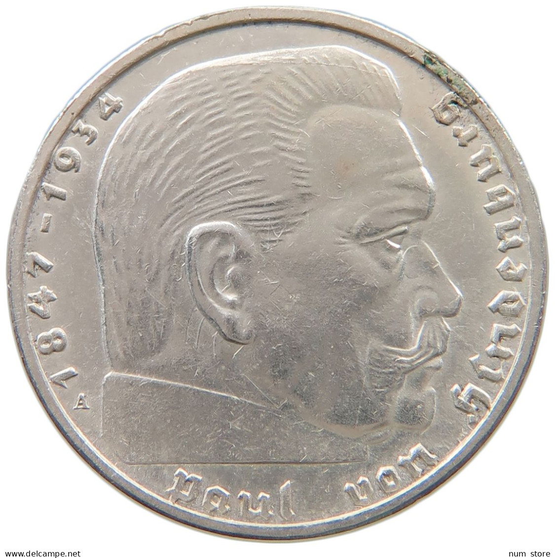 DRITTES REICH 2 MARK 1939 A  #a049 0071 - 2 Reichsmark