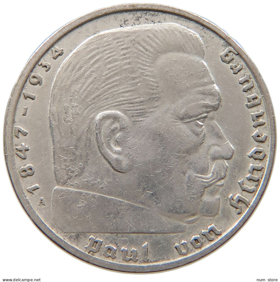 DRITTES REICH 2 MARK 1939 A  #a049 0047 - 2 Reichsmark