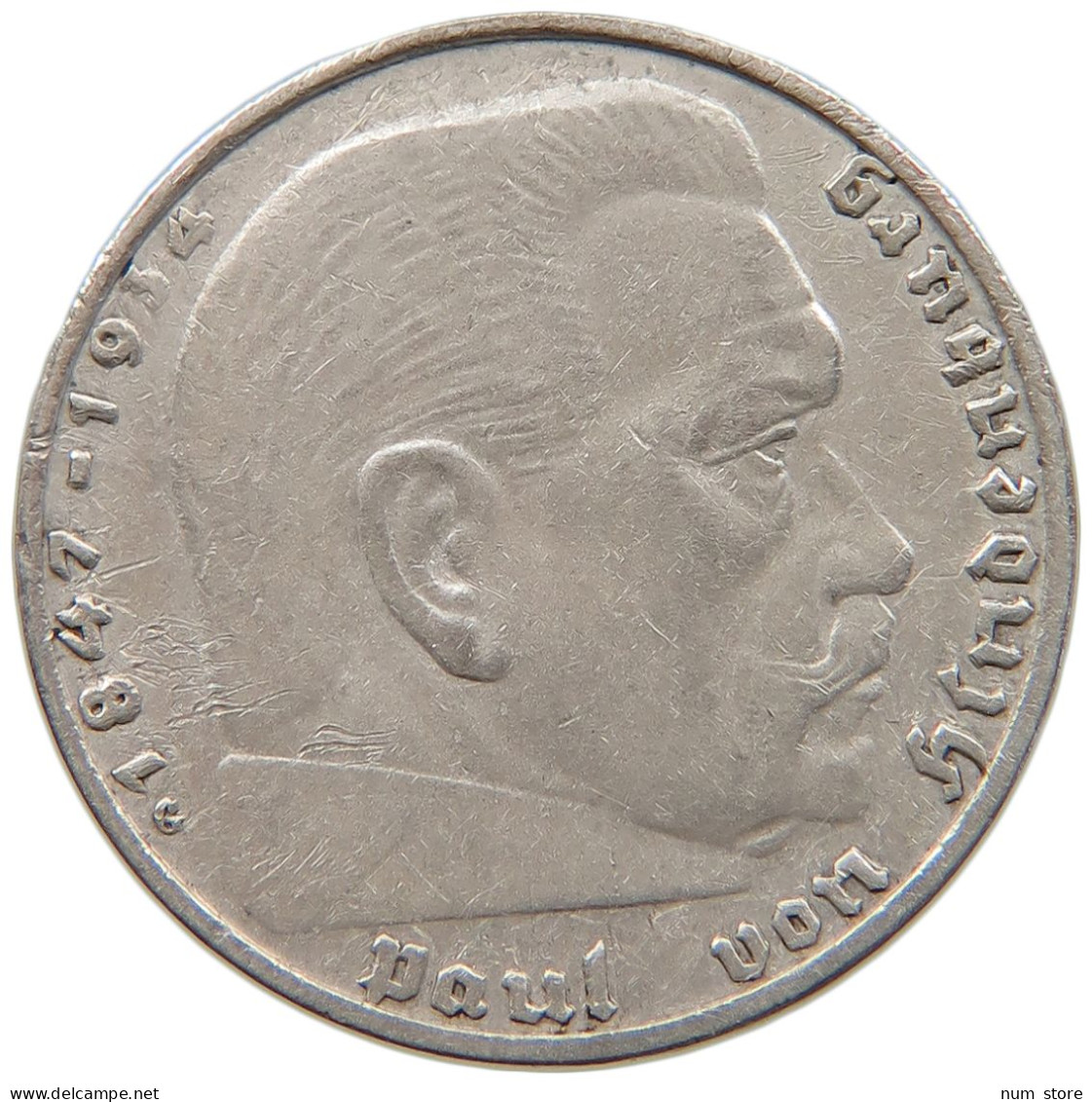 DRITTES REICH 2 MARK 1938 G  #a048 0453 - 2 Reichsmark