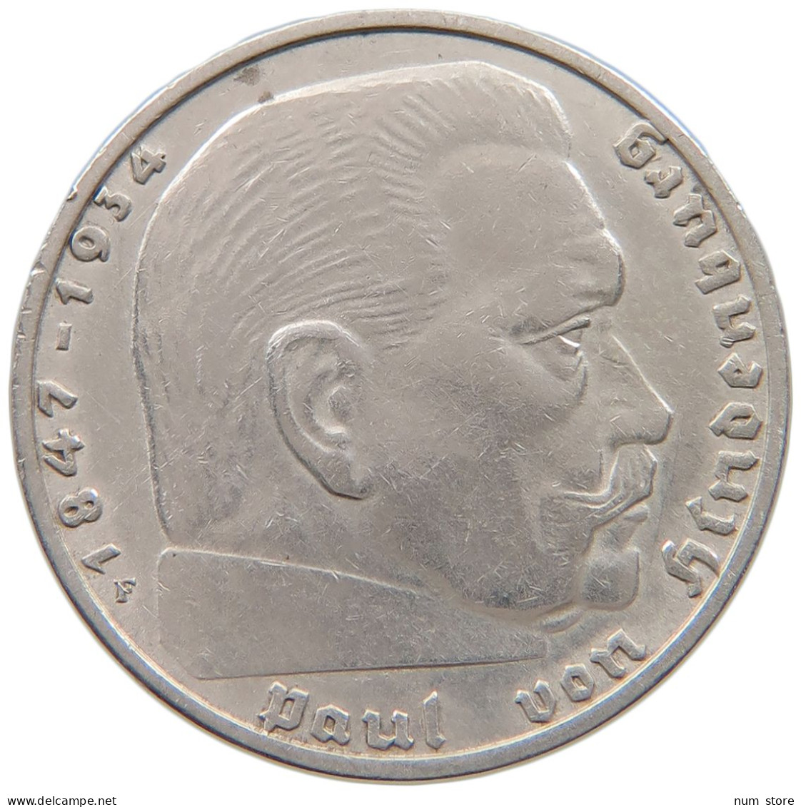 DRITTES REICH 2 MARK 1938 F  #a049 0075 - 2 Reichsmark