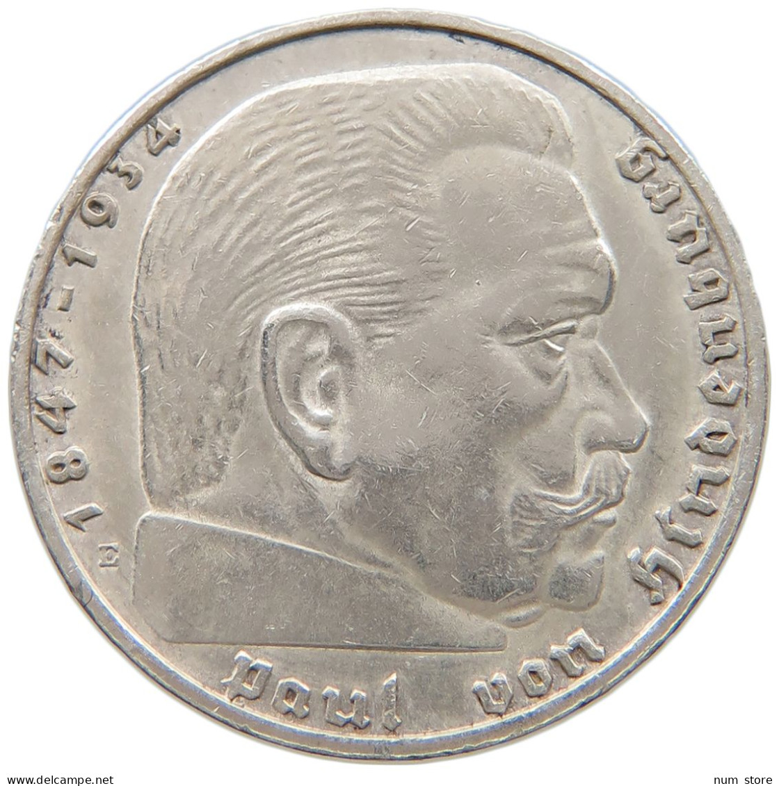 DRITTES REICH 2 MARK 1938 E  #a049 0069 - 2 Reichsmark