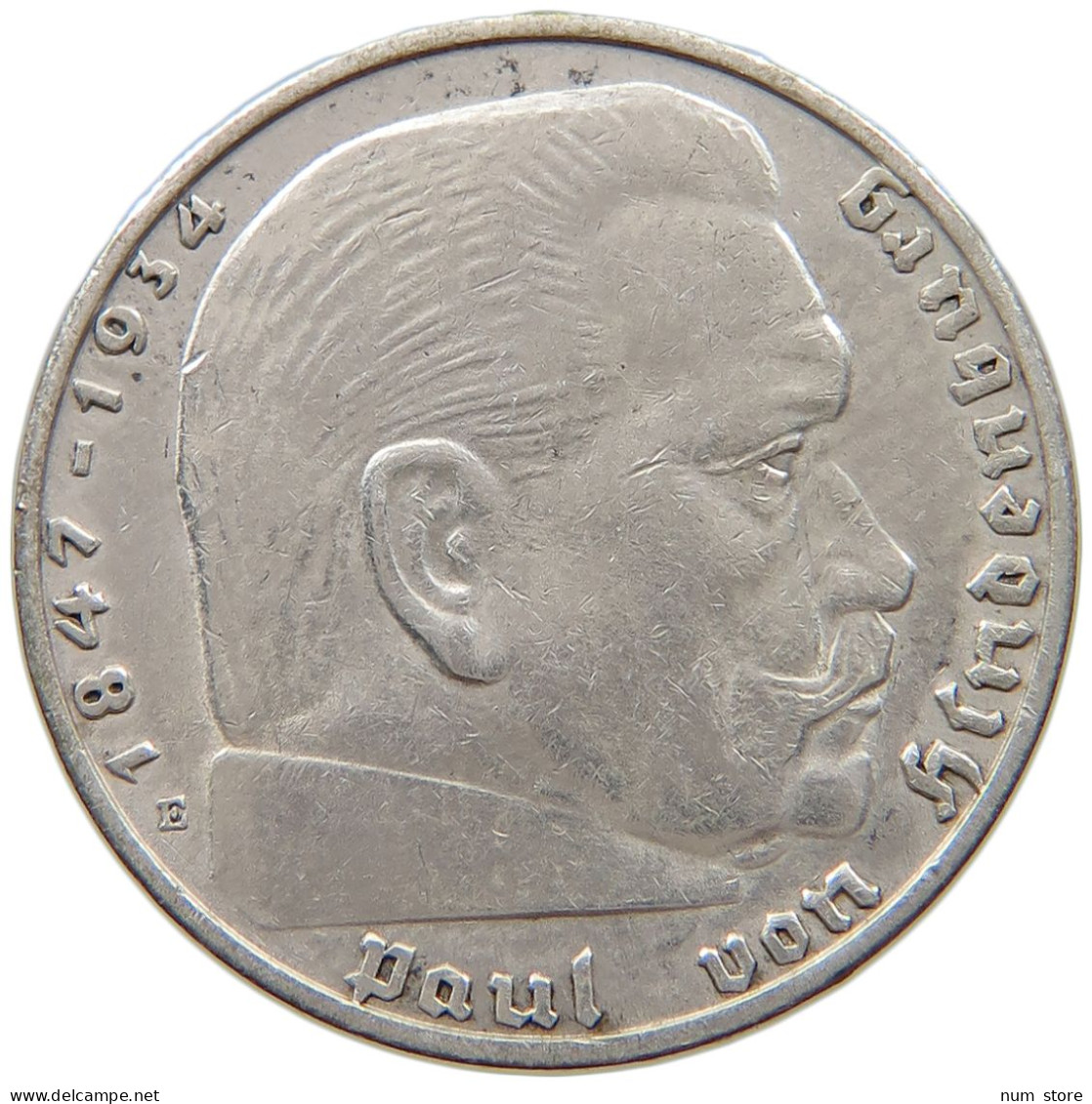 DRITTES REICH 2 MARK 1938 E  #a003 0351 - 2 Reichsmark