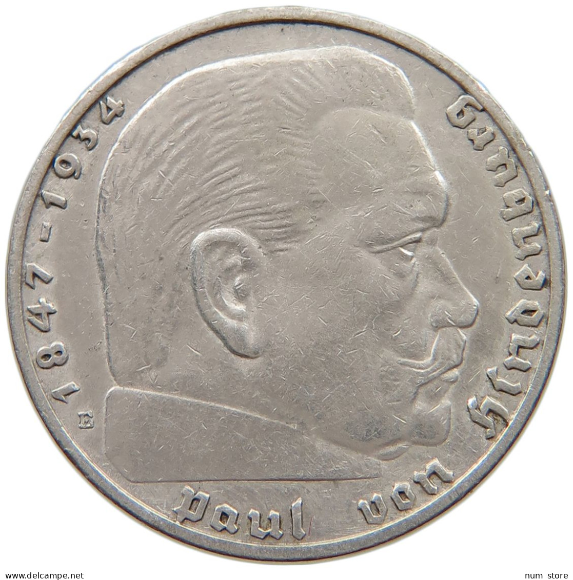 DRITTES REICH 2 MARK 1938 E  #a003 0345 - 2 Reichsmark