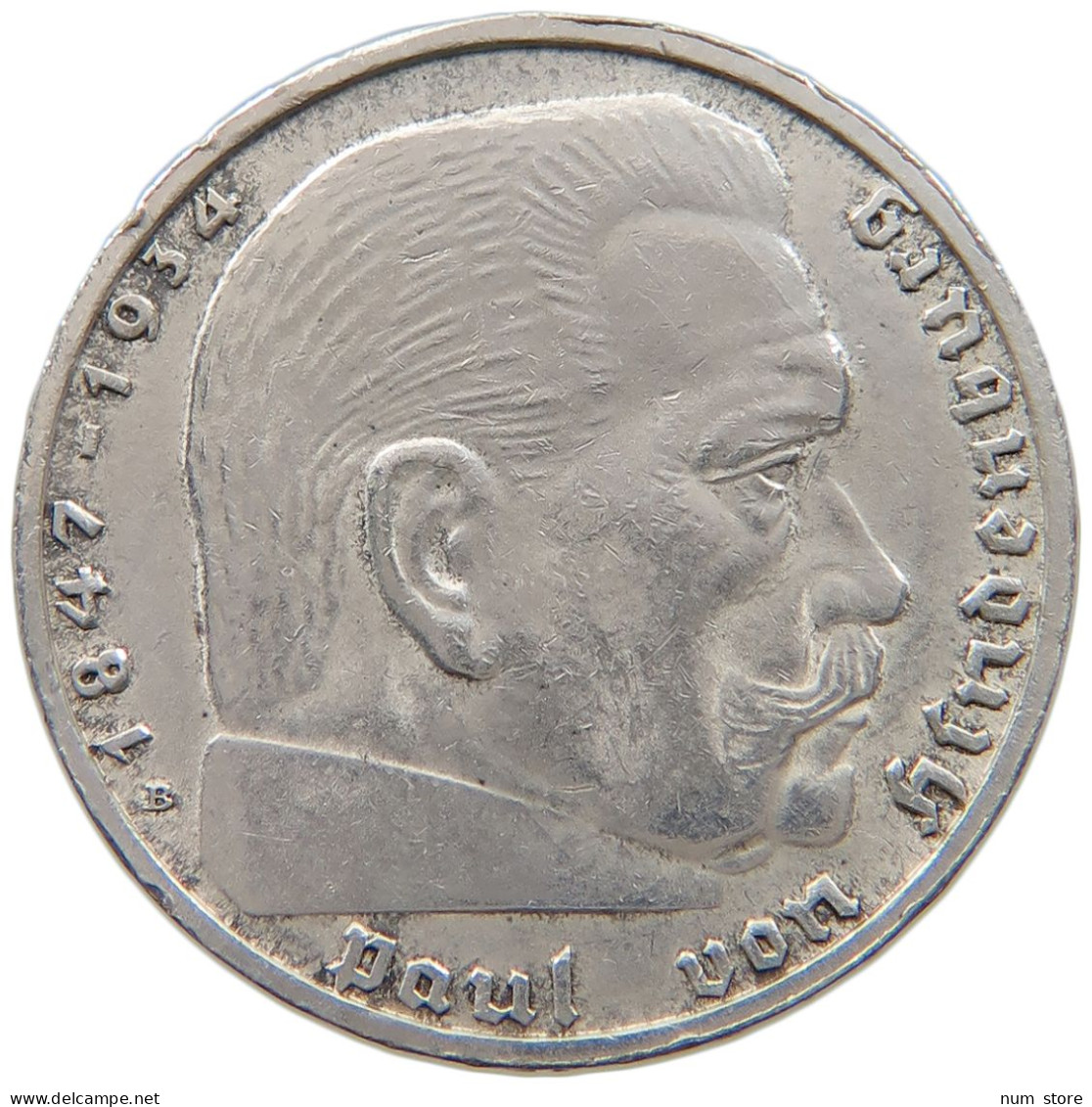 DRITTES REICH 2 MARK 1938 B  #a049 0091 - 2 Reichsmark