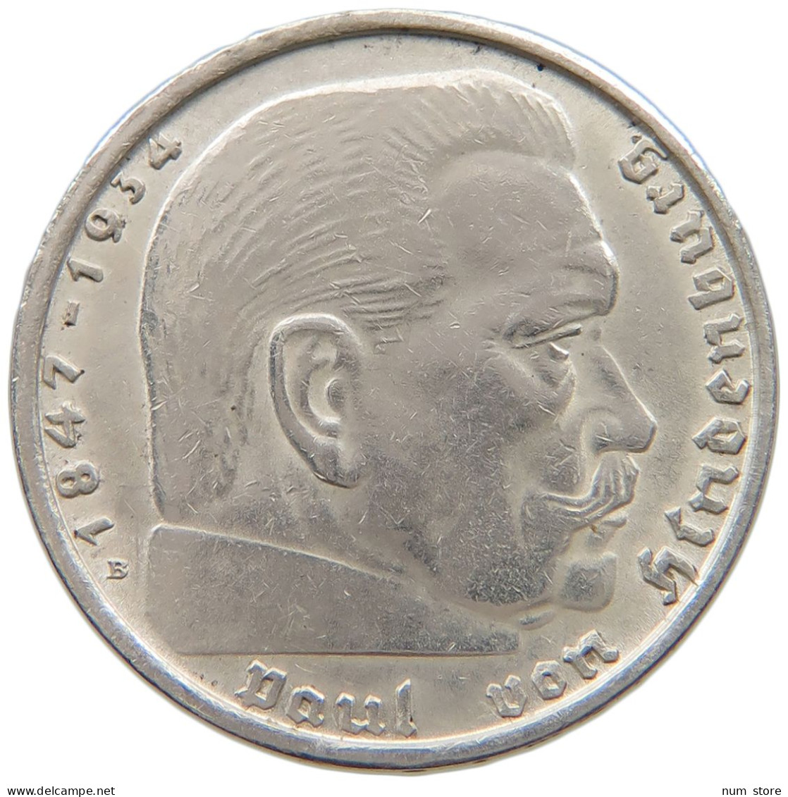 DRITTES REICH 2 MARK 1938 B  #a049 0095 - 2 Reichsmark