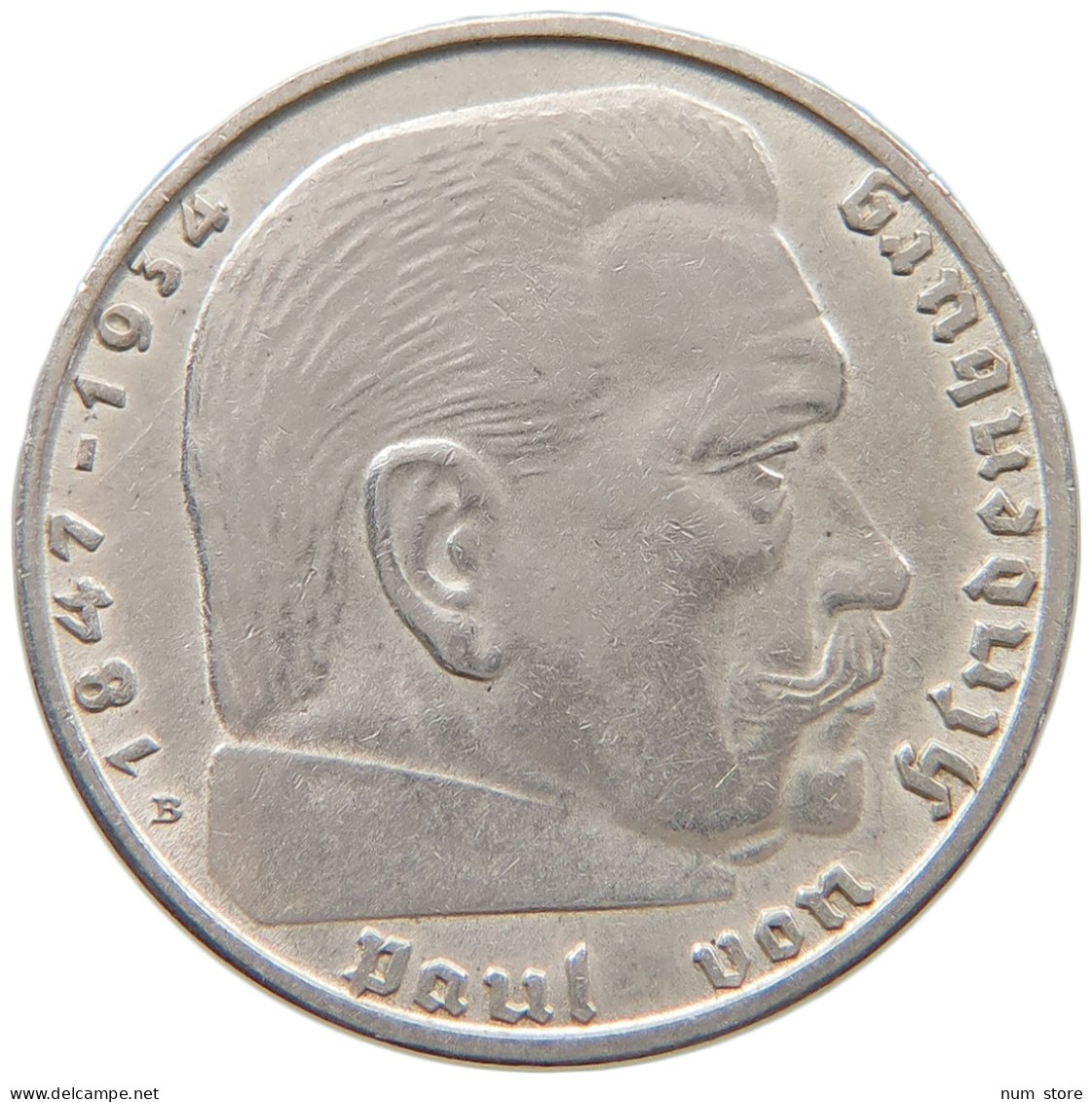 DRITTES REICH 2 MARK 1938 B  #a049 0117 - 2 Reichsmark
