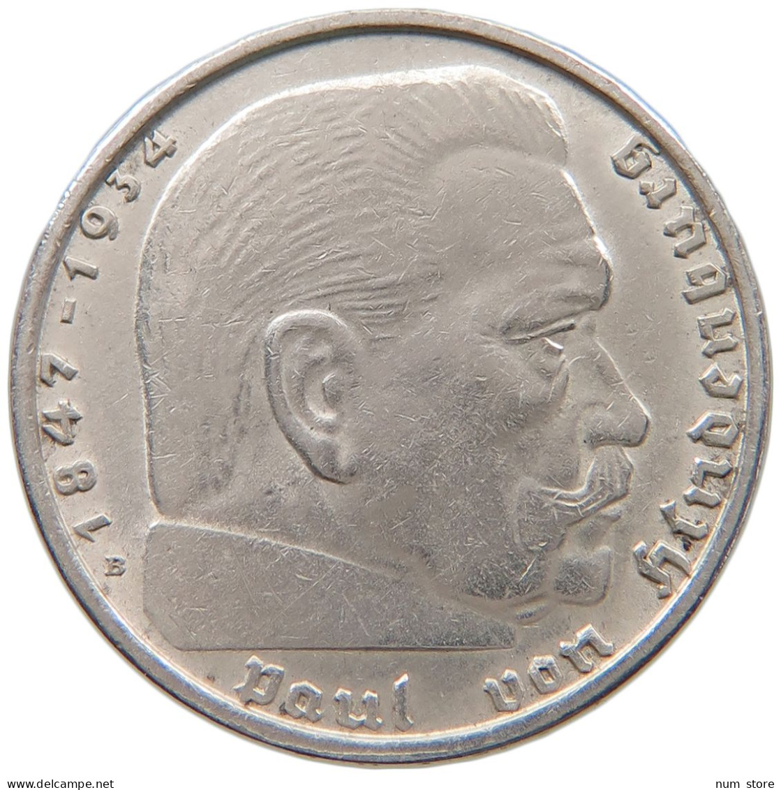 DRITTES REICH 2 MARK 1938 B  #a049 0067 - 2 Reichsmark