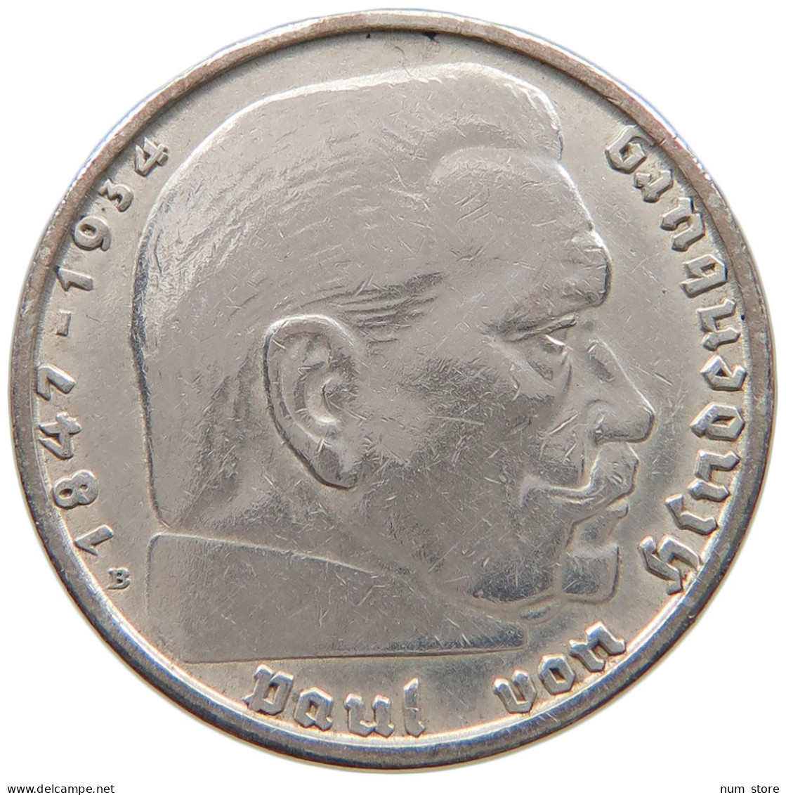 DRITTES REICH 2 MARK 1938 B  #a048 0481 - 2 Reichsmark