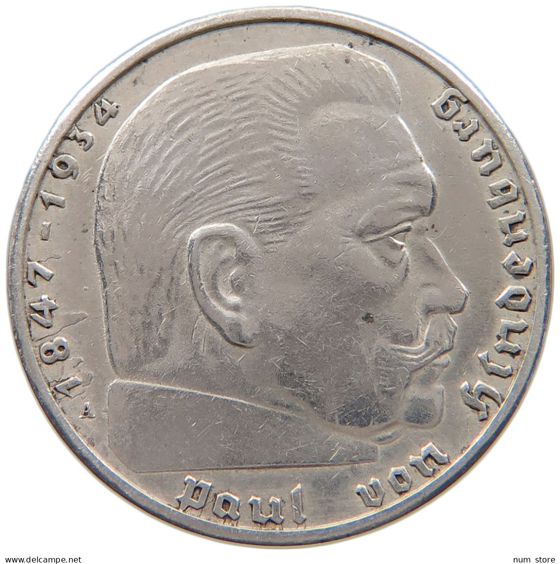 DRITTES REICH 2 MARK 1938 A  #a049 0165 - 2 Reichsmark