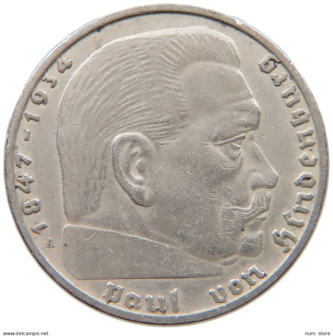 DRITTES REICH 2 MARK 1938 A  #a049 0163 - 2 Reichsmark