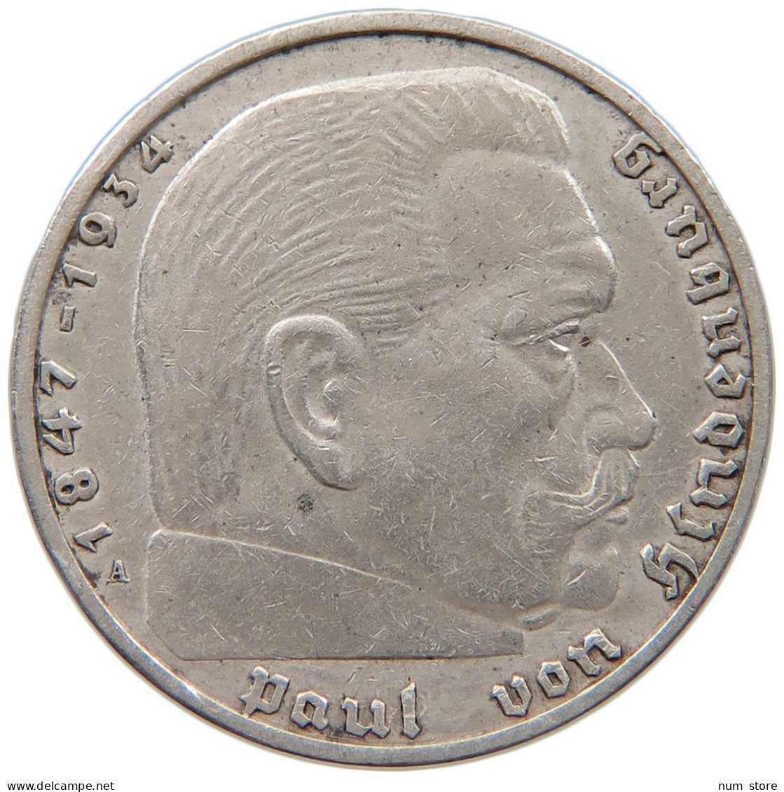 DRITTES REICH 2 MARK 1938 A  #a049 0109 - 2 Reichsmark