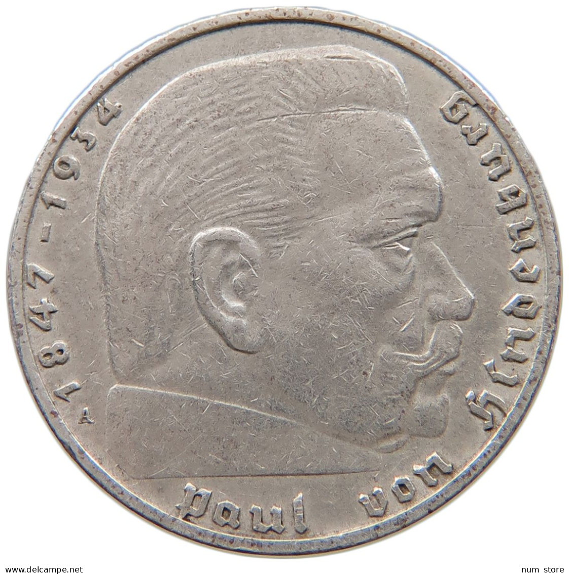 DRITTES REICH 2 MARK 1938 A  #a049 0127 - 2 Reichsmark