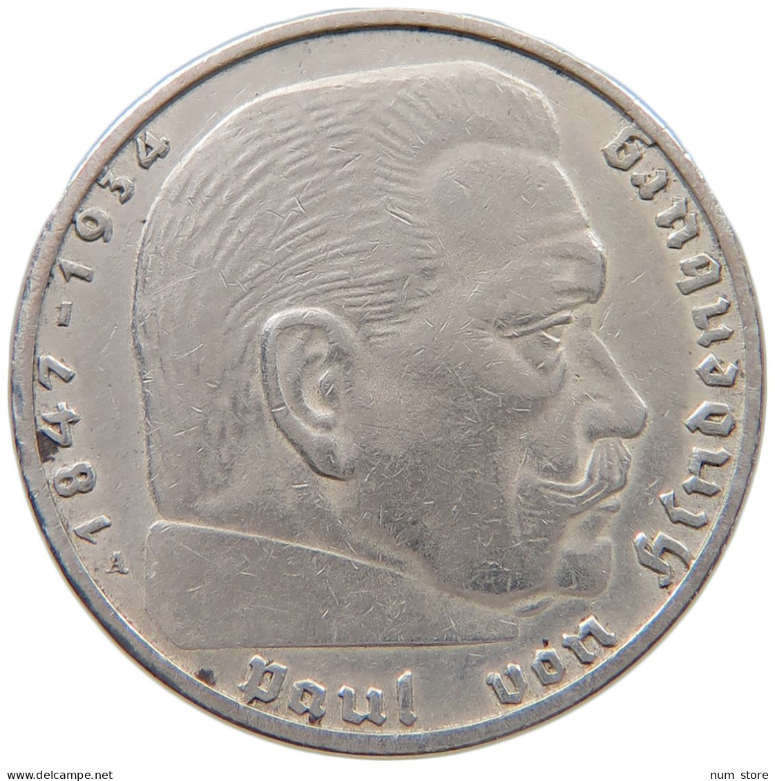 DRITTES REICH 2 MARK 1938 A  #a048 0459 - 2 Reichsmark