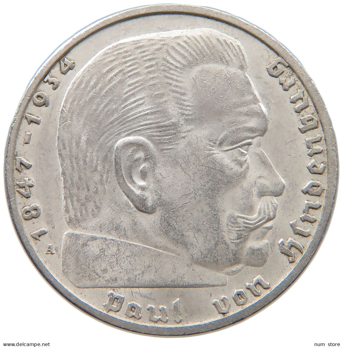 DRITTES REICH 2 MARK 1938 A  #a049 0085 - 2 Reichsmark