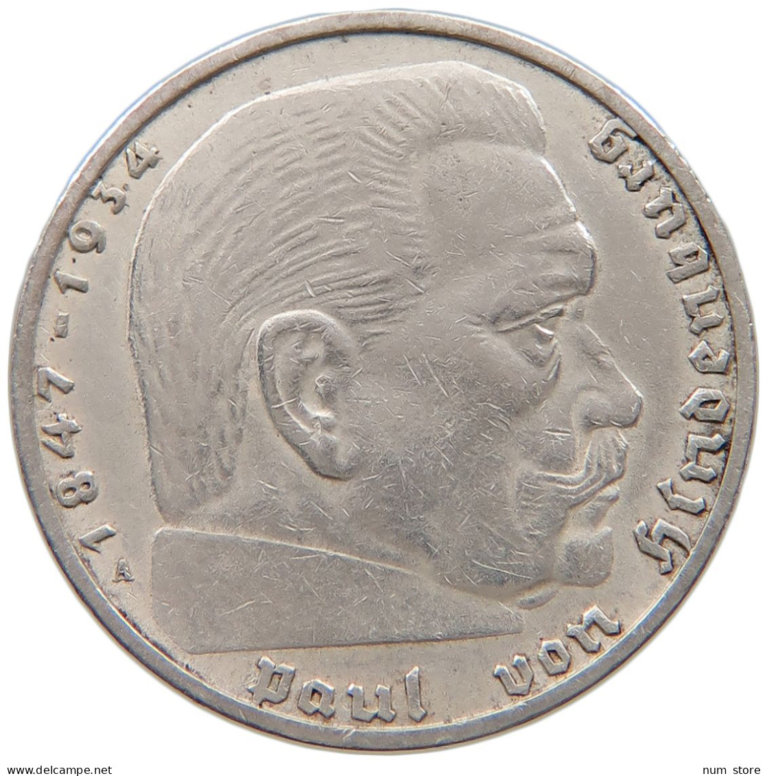 DRITTES REICH 2 MARK 1938 A  #a048 0499 - 2 Reichsmark