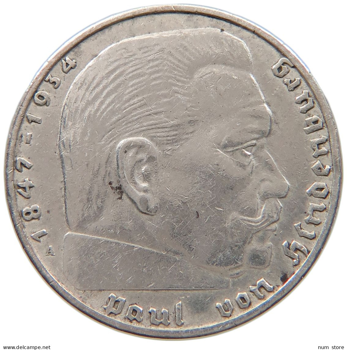 DRITTES REICH 2 MARK 1938 A  #a048 0451 - 2 Reichsmark