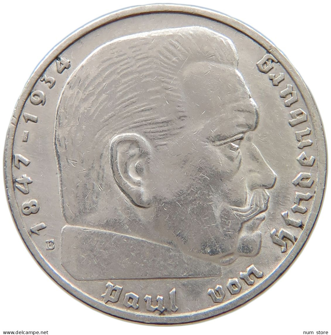 DRITTES REICH 2 MARK 1937 E  #a003 0315 - 2 Reichsmark