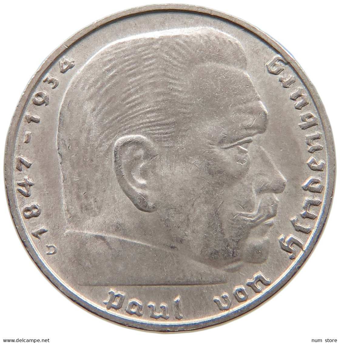 DRITTES REICH 2 MARK 1937 D  #a049 0181 - 2 Reichsmark