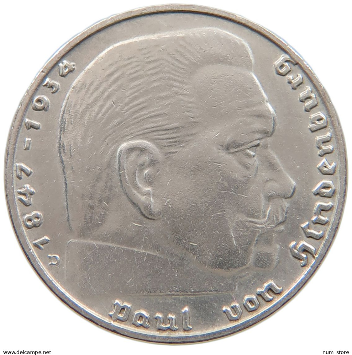 DRITTES REICH 2 MARK 1937 D  #a049 0037 - 2 Reichsmark